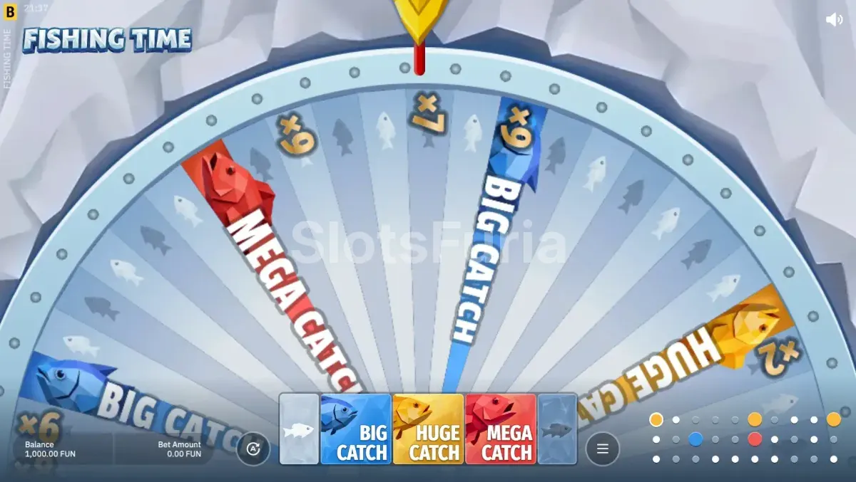 Mini-juego de pesca en Fishing Time con multiplicador activo