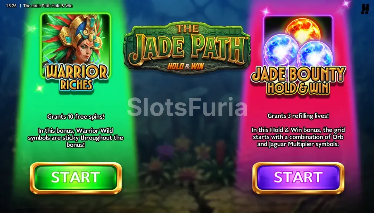 Elección de bonus en Flaming Streaks