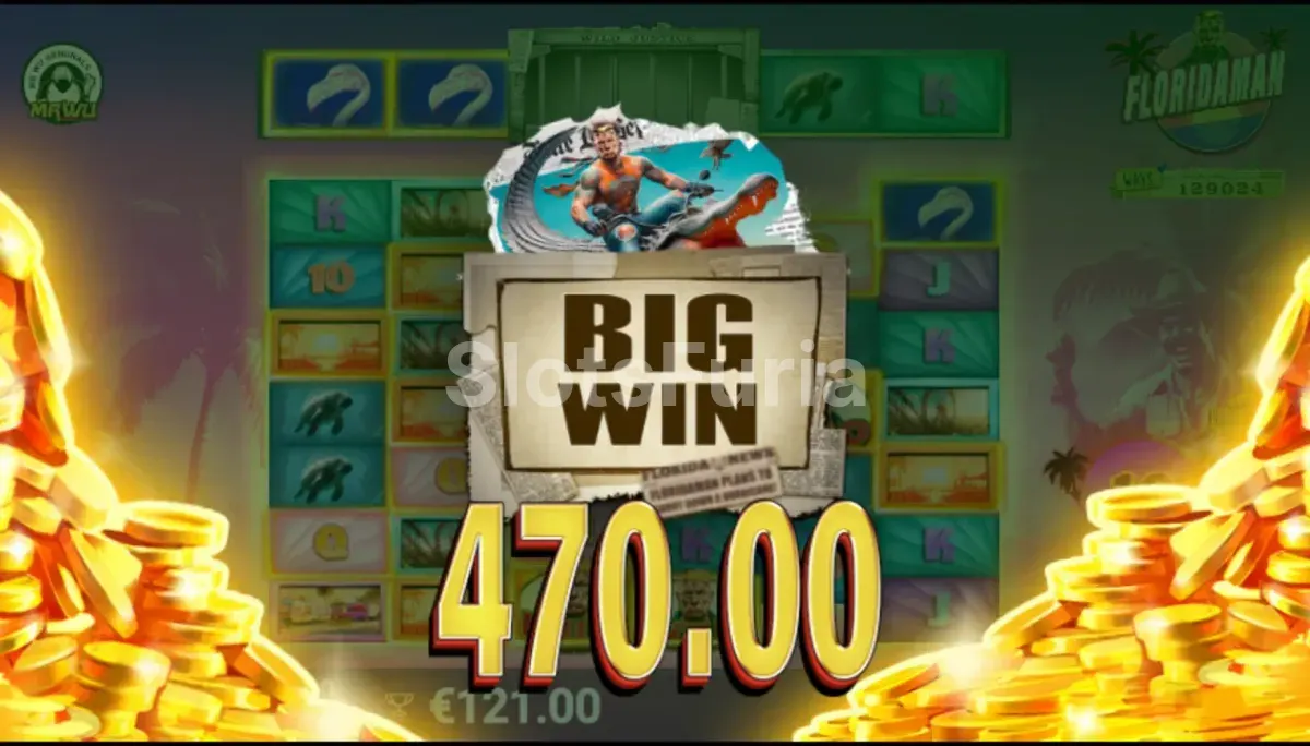 Gran victoria en Floridaman mostrando el potencial máximo del juego