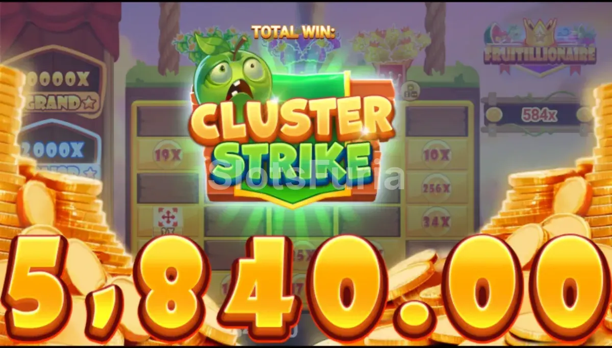 Gran victoria en Fruitillionaire con multiplicador máximo