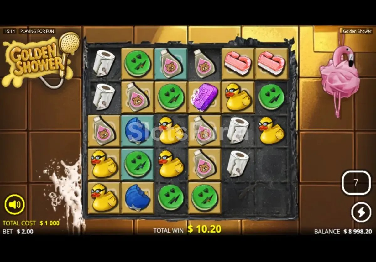 Ronda de Gold Spins en Golden Shower