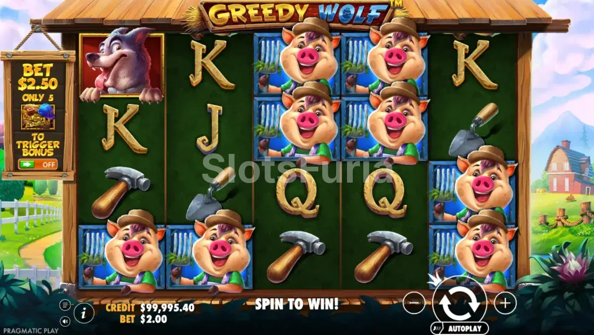 Modificadores en acción durante el juego base de Greedy Wolf