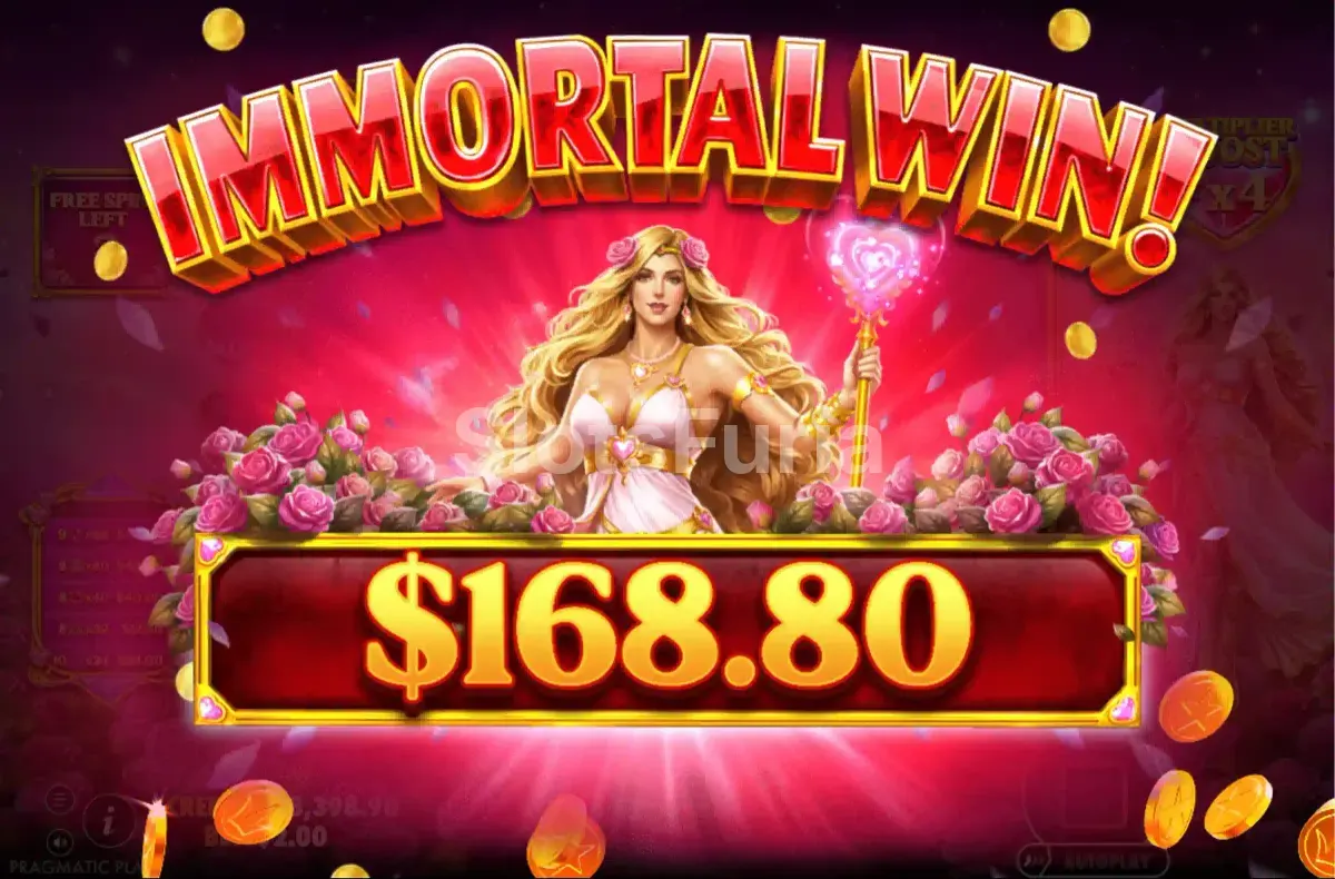 Gran victoria conseguida en Hearts of Venus durante los giros gratuitos