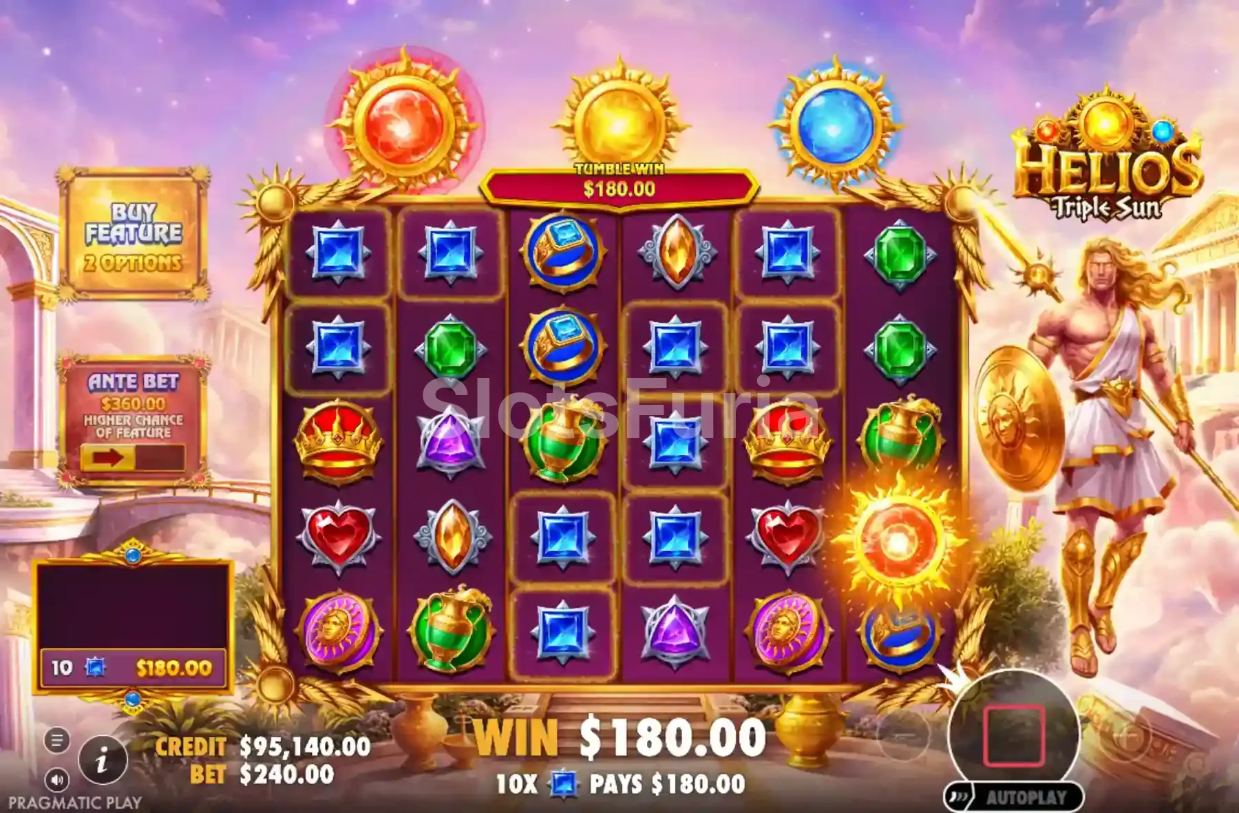 Momento de gran victoria en Helios Triple Sun