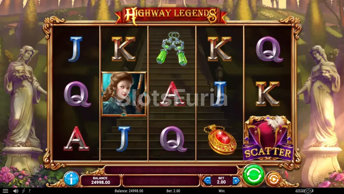 Juego base de Highway Legends con escenario opulento