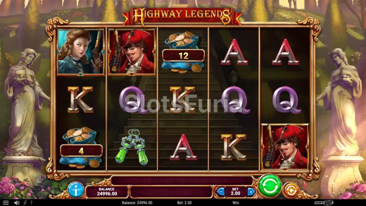 Tiradas gratuitas en acción en Highway Legends