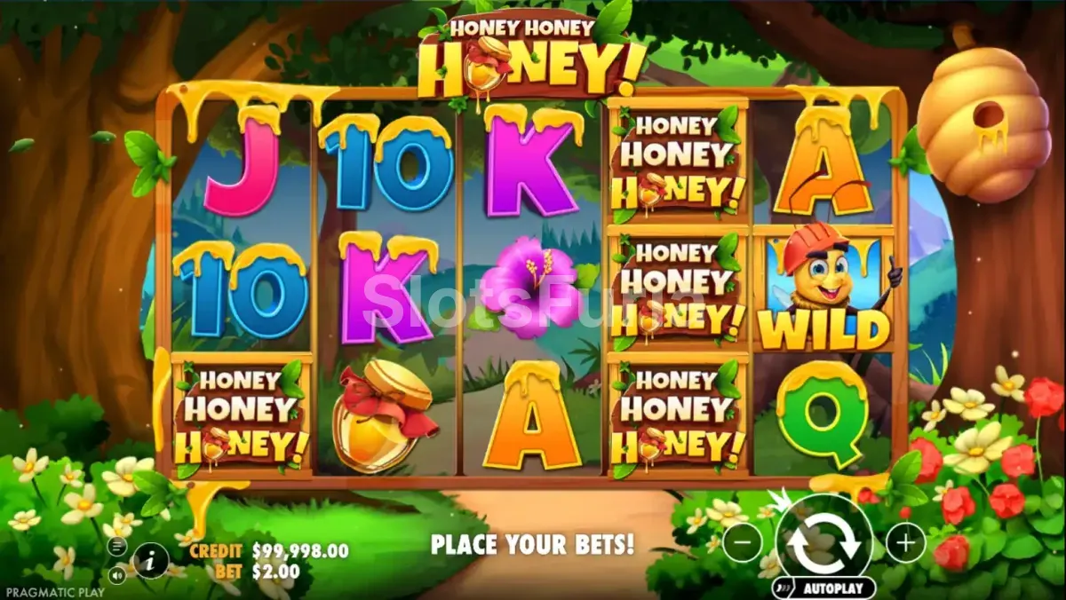 Juego base de Honey Honey Honey con colmena dorada