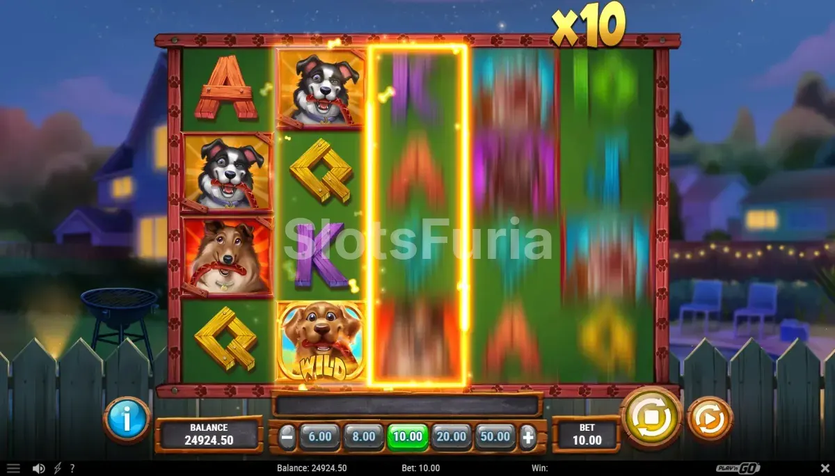Ronda de giros gratuitos de Hot Dog Heist en plena acción