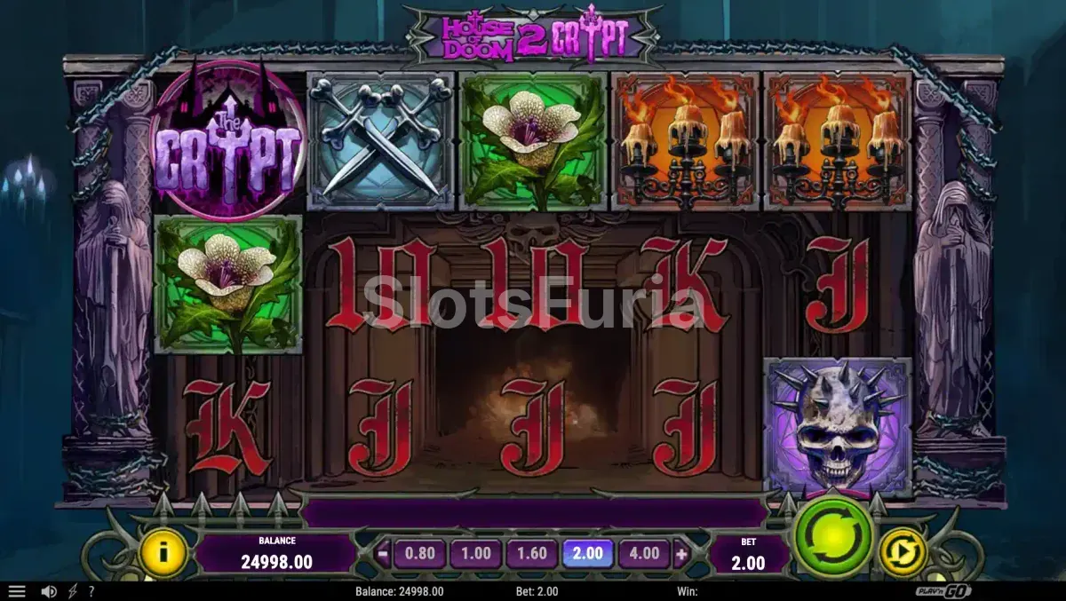 Pantalla principal del juego base de House of Doom 2 The Crypt