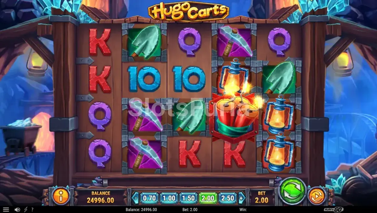 Función de personajes en acción en Hugo Carts
