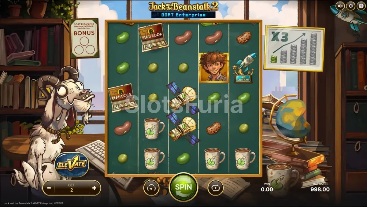 Juego base de Jack and the Beanstalk 2, tragamonedas de dinero de NetEnt