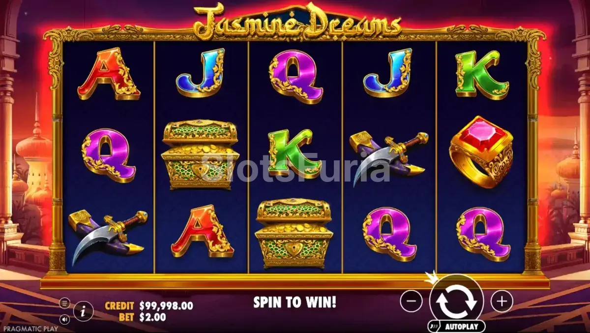 Juego base de Jasmine Dreams mostrando los rodillos en acción