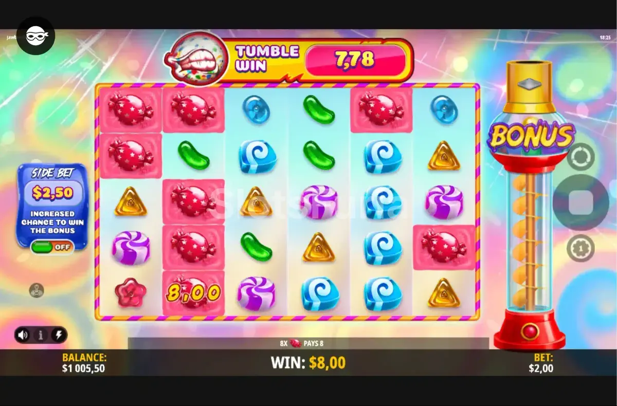 Segunda pantalla del juego base mostrando combinaciones en Jawbreaker