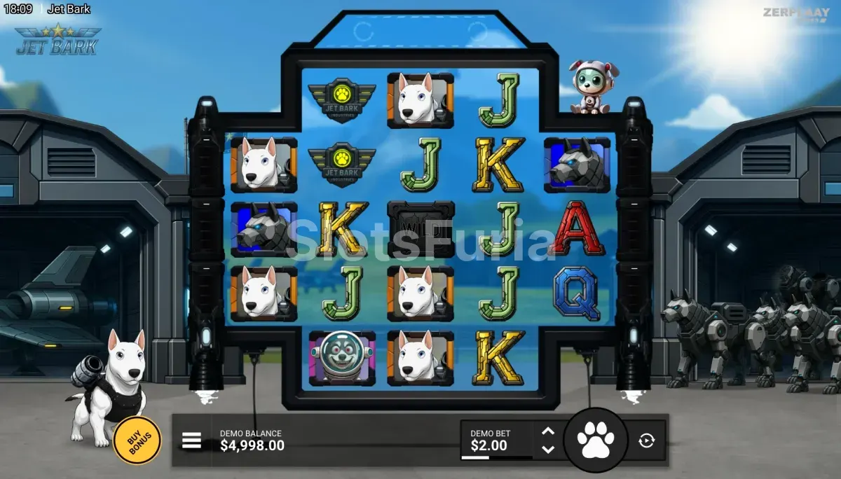 Cuadrícula del juego base de Jet Bark