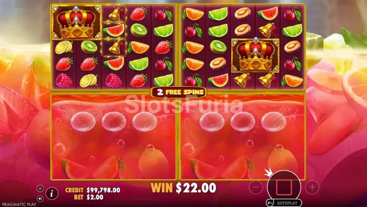 Ronda de giros gratis activa en Juicy Fruits Multihold