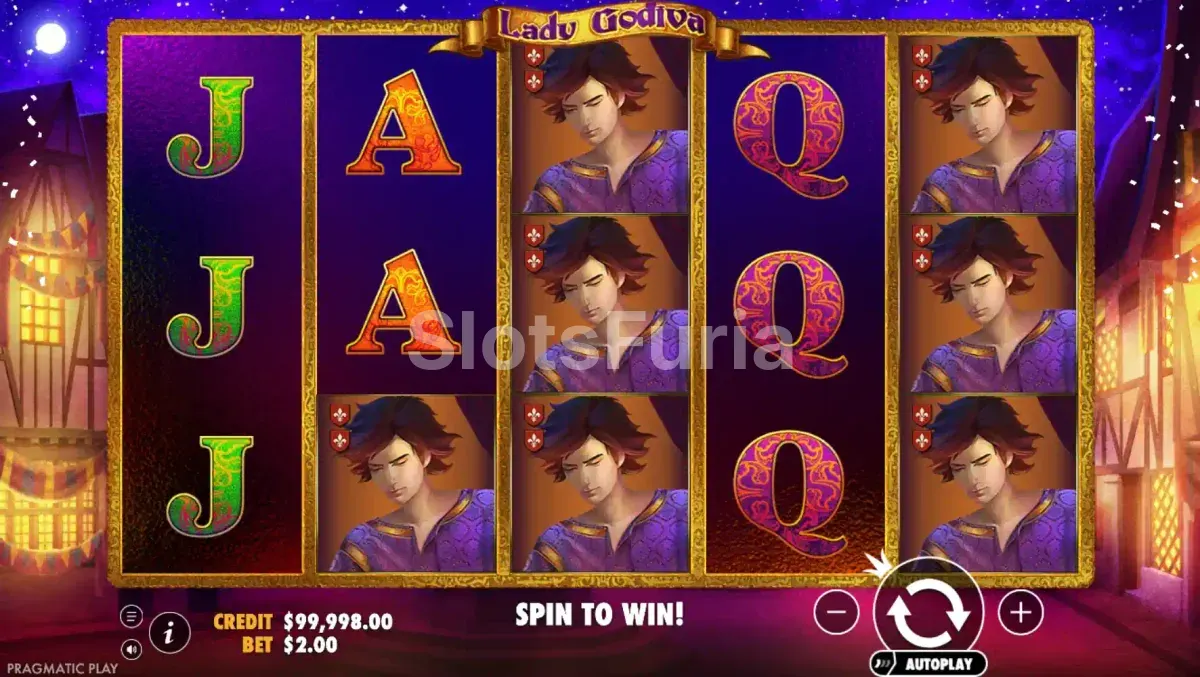 Juego base de Lady Godiva con cinco rodillos