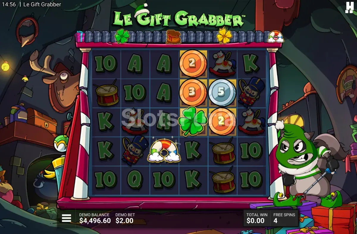 Giros gratis de Le Gift Grabber con la Gift Bar