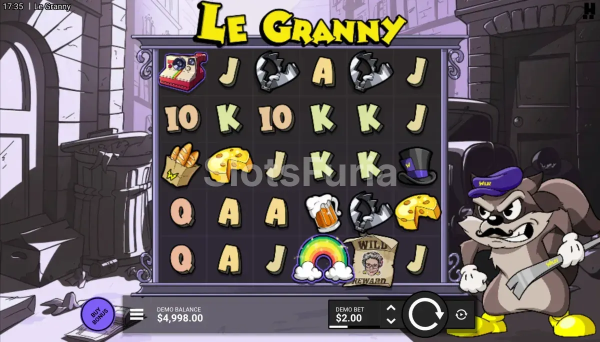 Juego base de Le Granny con la rejilla de 6 rodillos y 5 líneas