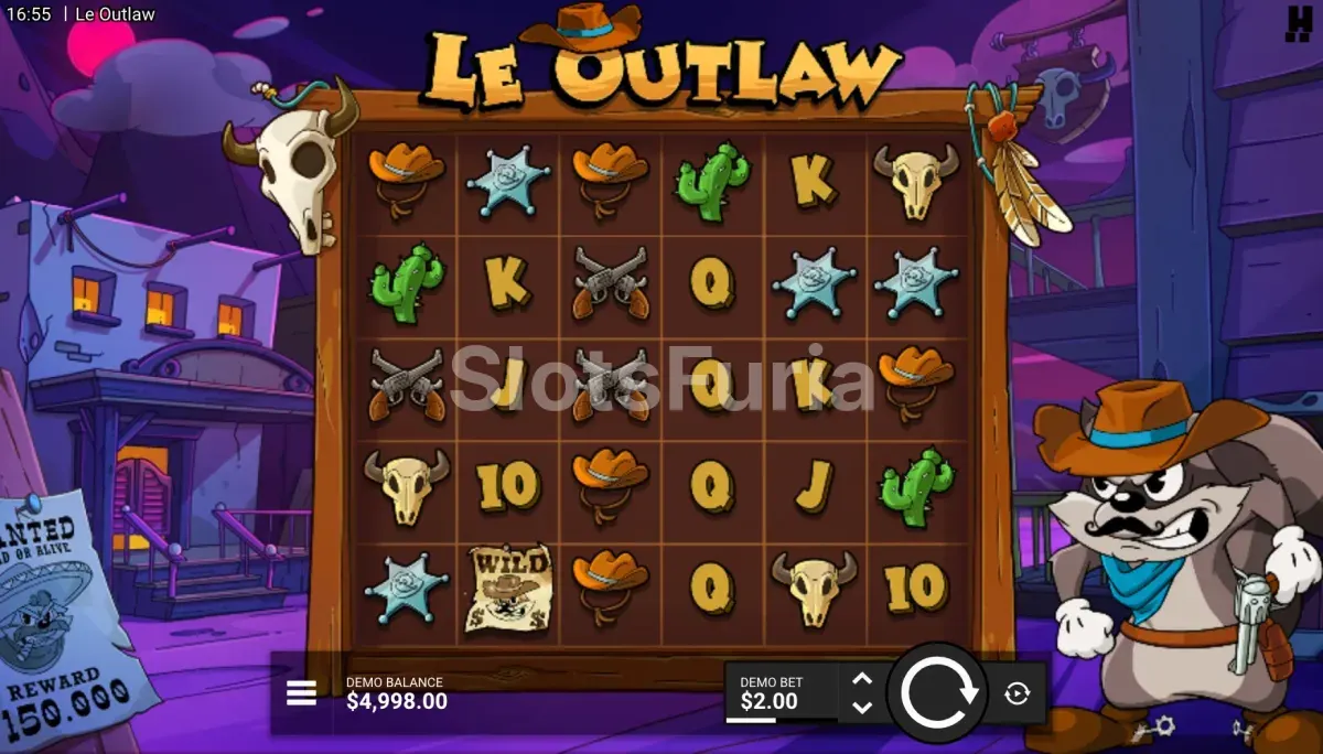 Mecánica del revólver en el juego base de Le Outlaw