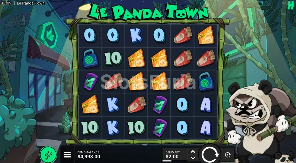 Pantalla del juego base de Le Panda Town