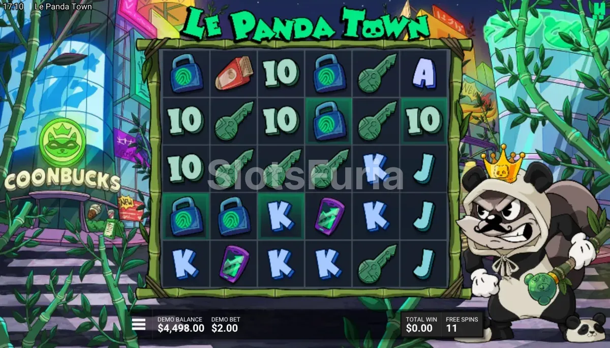 Ronda de giros gratis en Le Panda Town