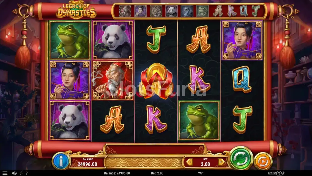 Ronda de giros gratis activa en Legacy of Dynasties