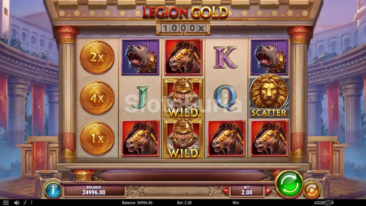 Segunda vista del juego base de Legion Gold en acción