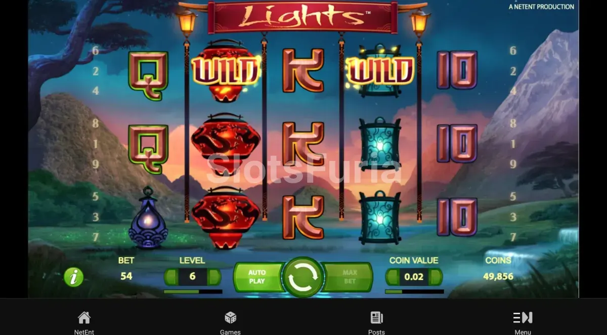 Segunda vista del juego base de Lights en pantalla completa