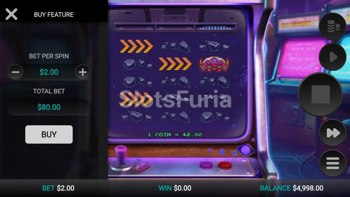 Pantalla de compra de bonos de Line Busters Dream Drop