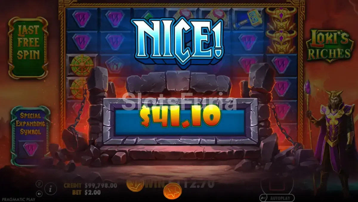 Gran victoria en la tragamonedas Loki's Riches de Pragmatic Play