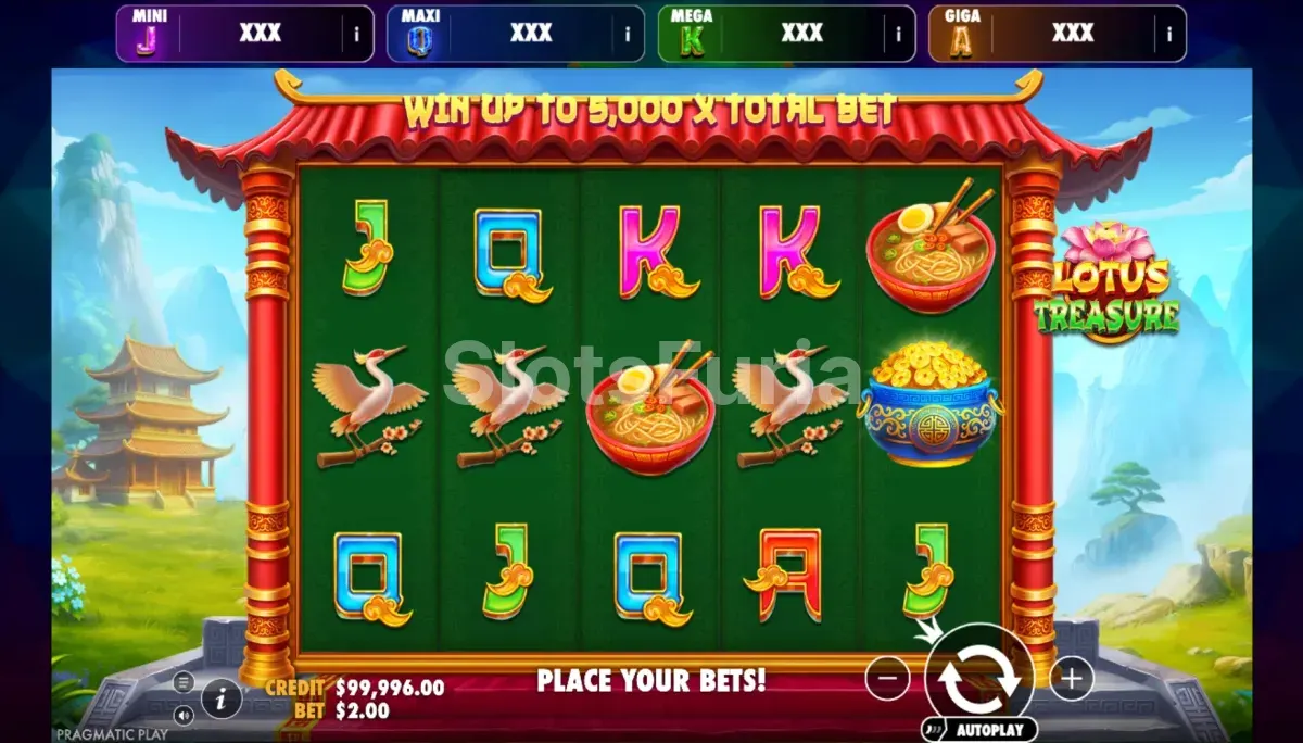 segunda vista del juego base de Lotus Treasure