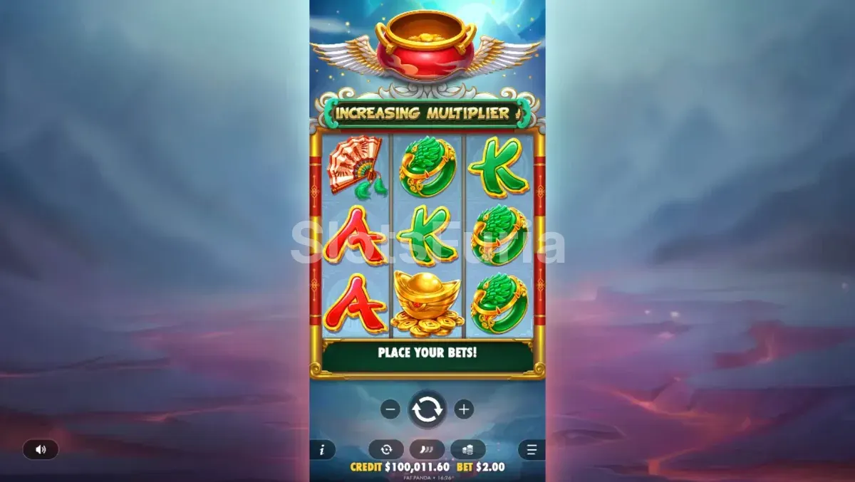 Pantalla principal de Lucky Phoenix en Pragmatic Play con sus 3 rodillos