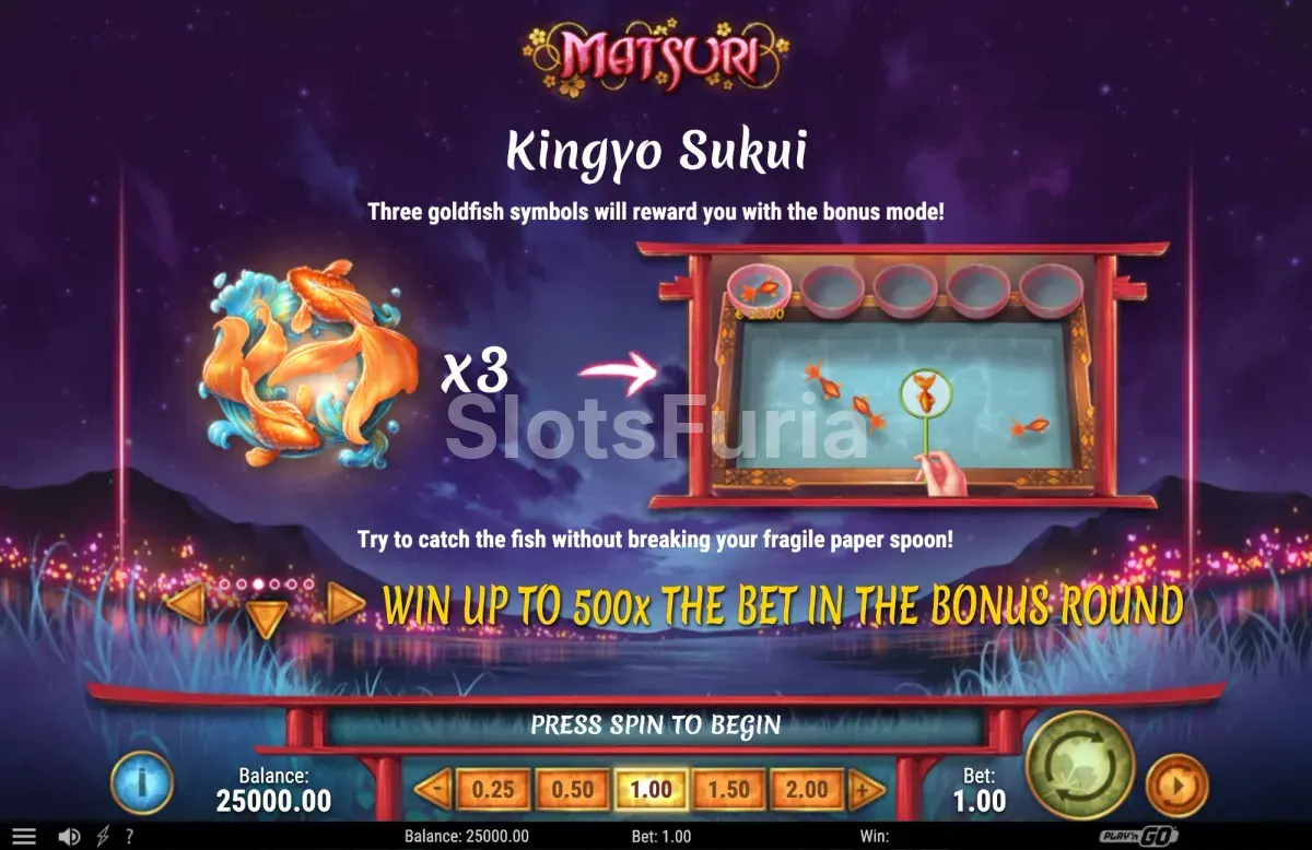 Minijuego Kingyo Sukui de Matsuri con peces dorados