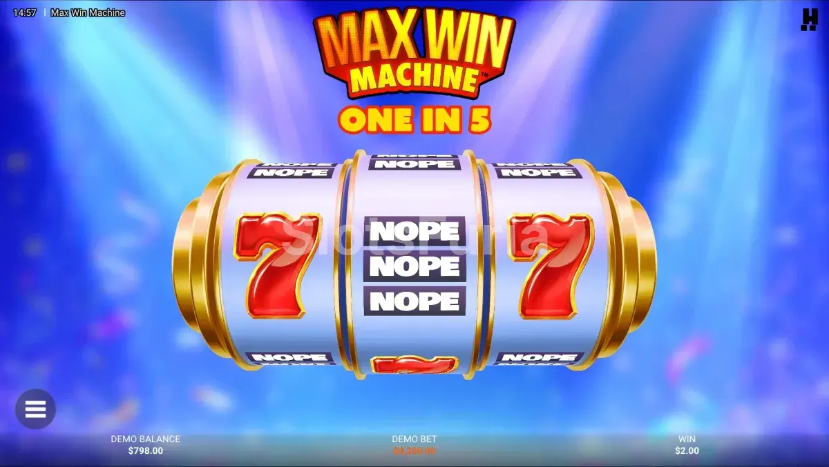 Ronda de Feature Spins activa en Max Win Machine