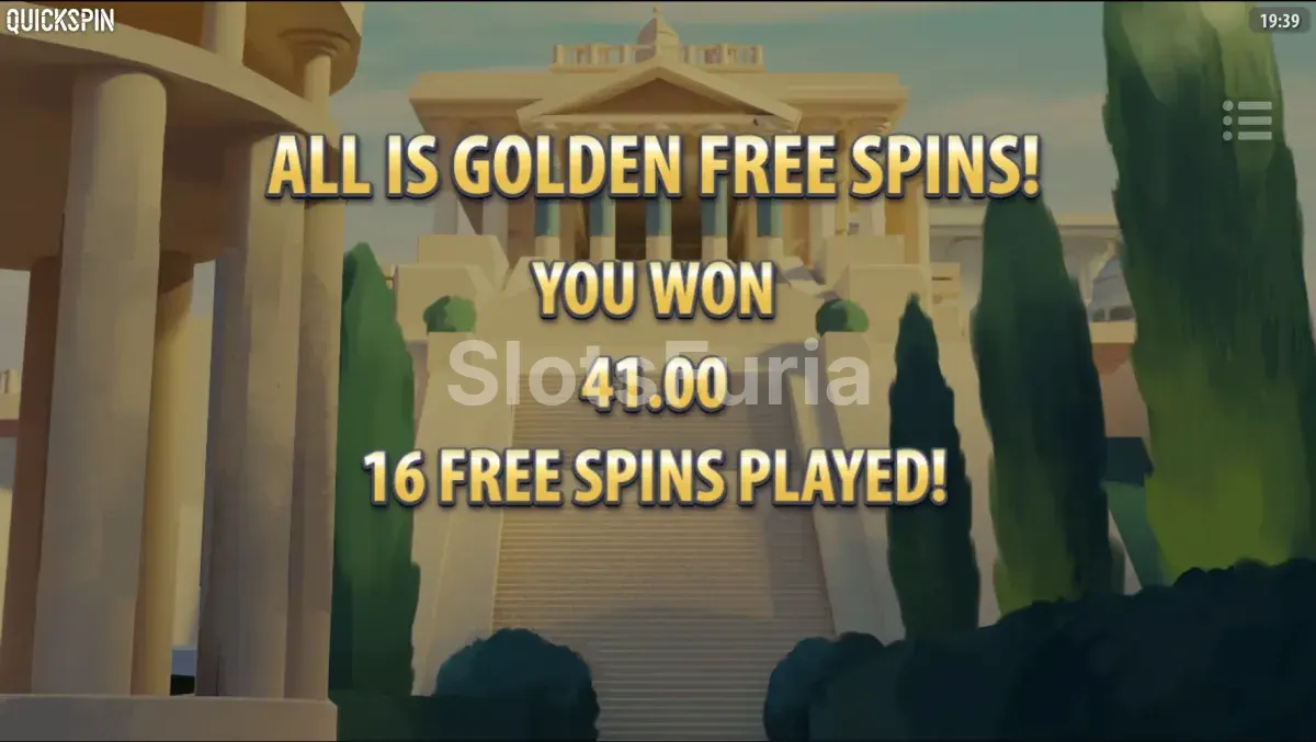 Gran victoria registrada en Midas Coins durante los giros gratuitos