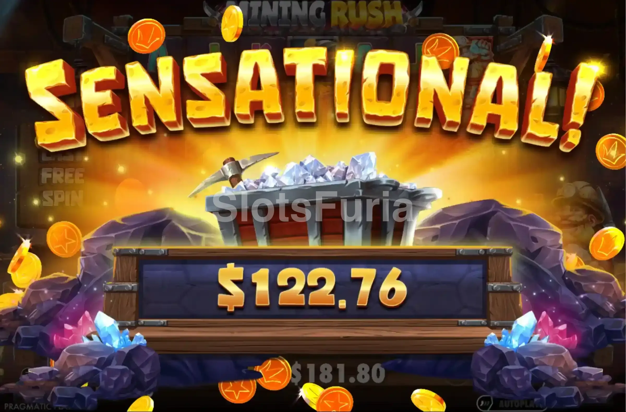 Gran premio en Mining Rush