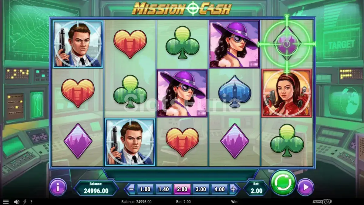 Segunda vista del gameplay de Mission Cash con la mira activa
