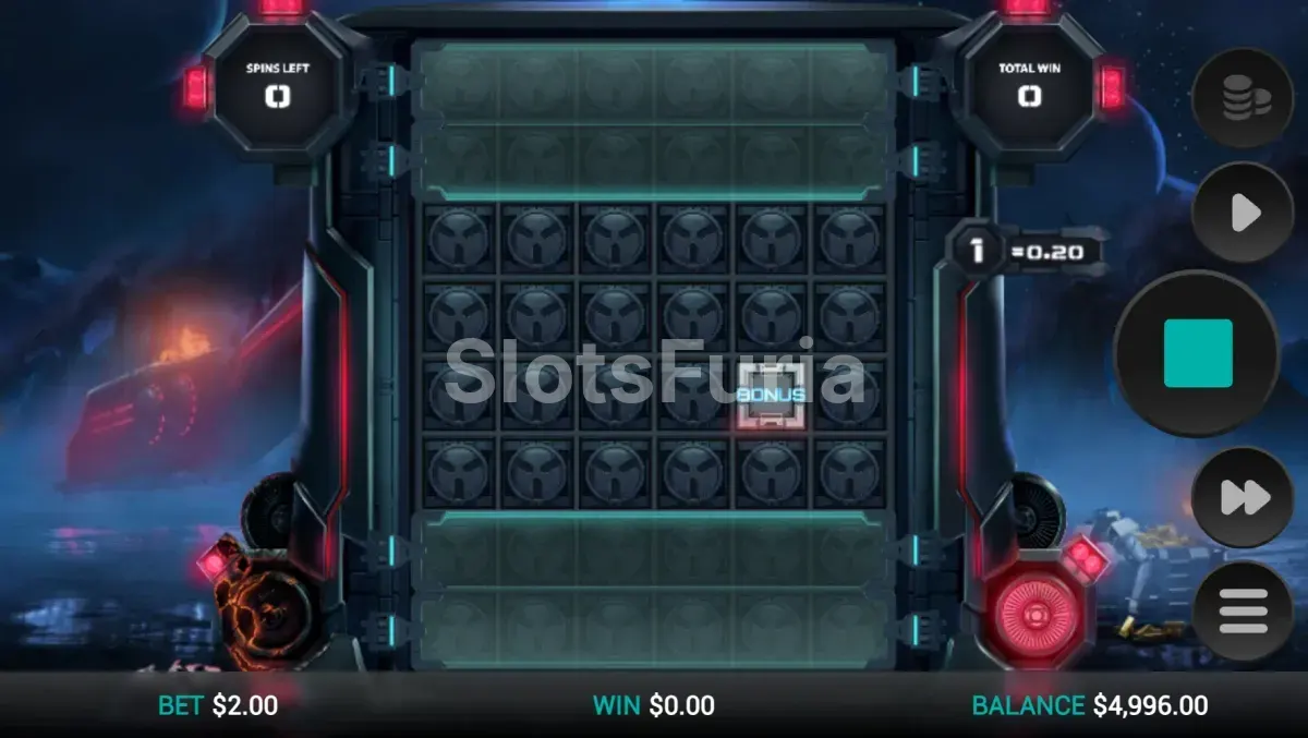 Segunda vista del juego base de Money Cart 4 durante una ronda de respines activa