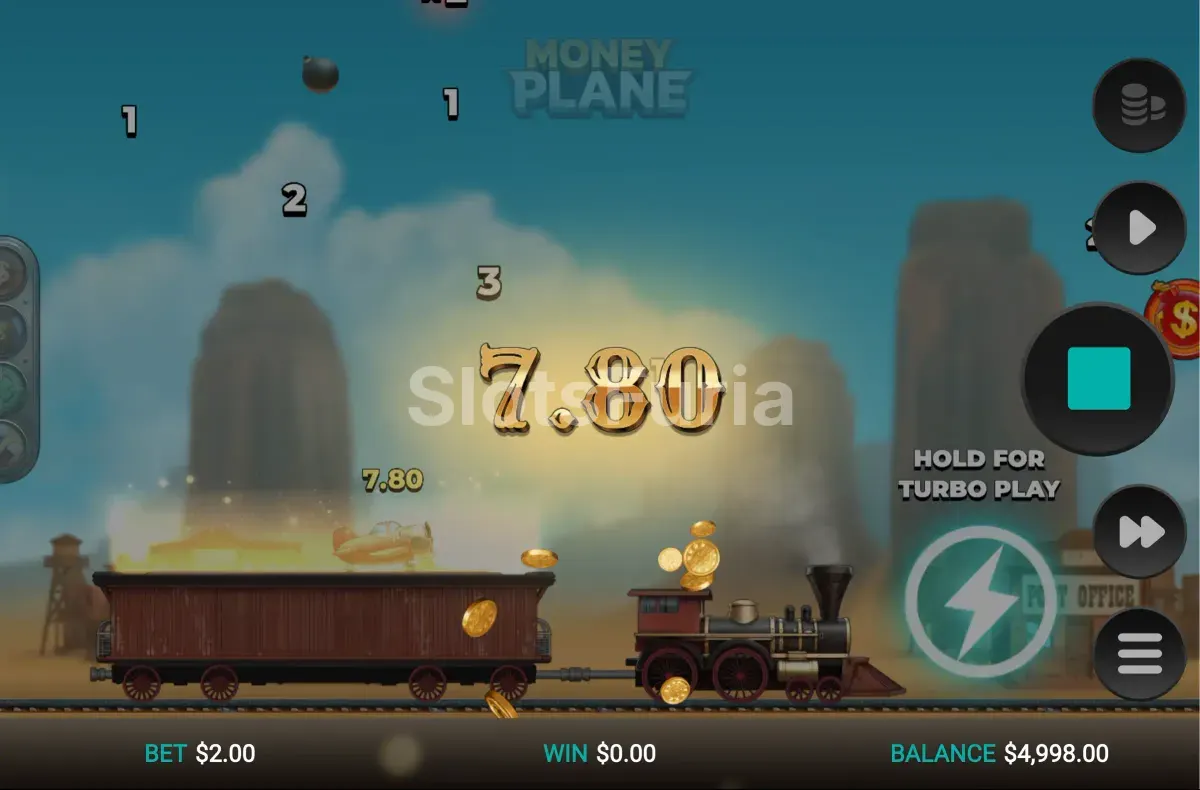 Gran victoria en Money Plane con multiplicador elevado