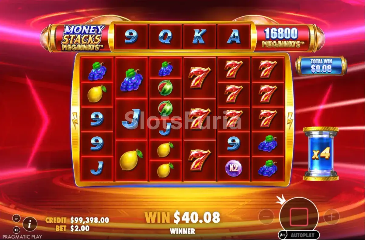 Ronda de giros gratuitos activada en Money Stacks Megaways
