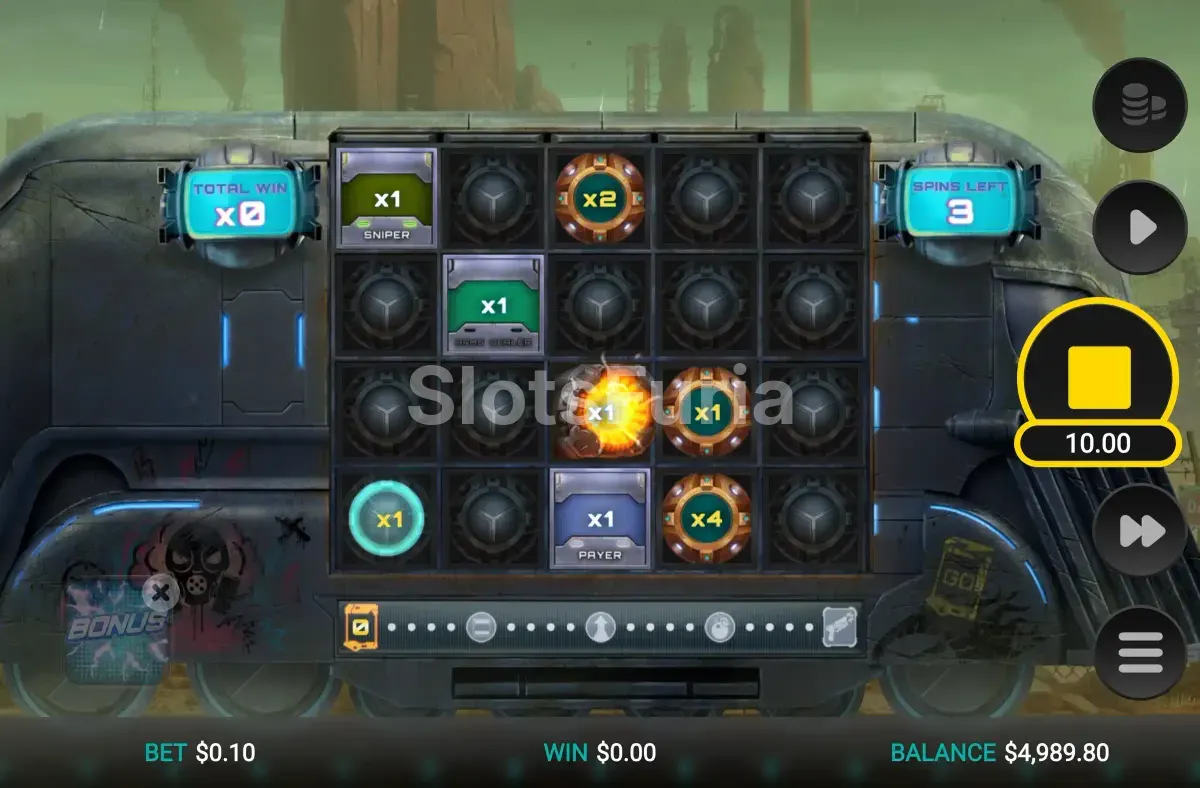 Ronda de giros gratis en Money Train 5