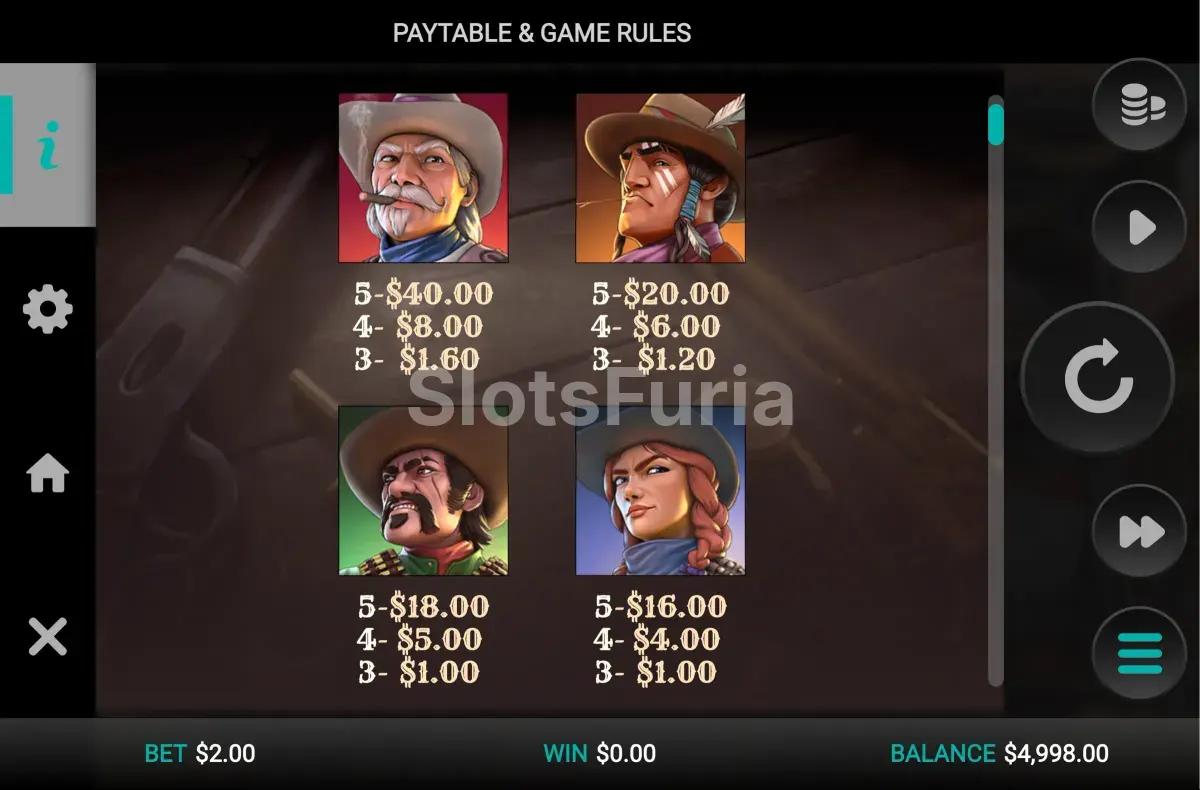 Tabla de pagos detallada de Money Train Origins Dream Drop