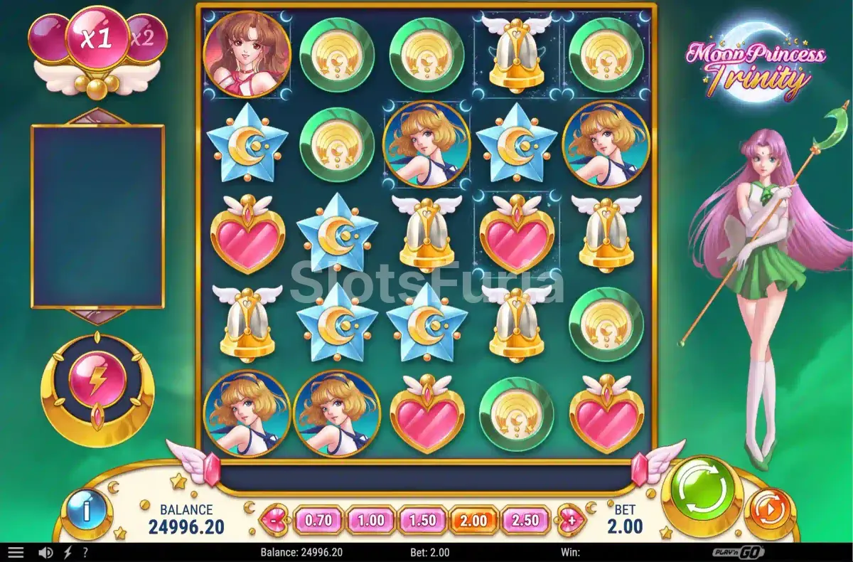 Segunda vista del juego base de Moon Princess Trinity en acción