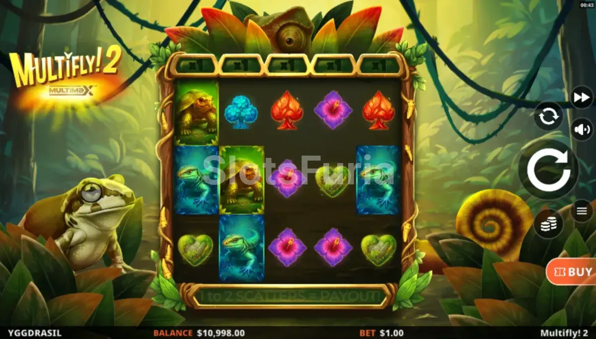 Pantalla principal del juego base de MultiFly 2