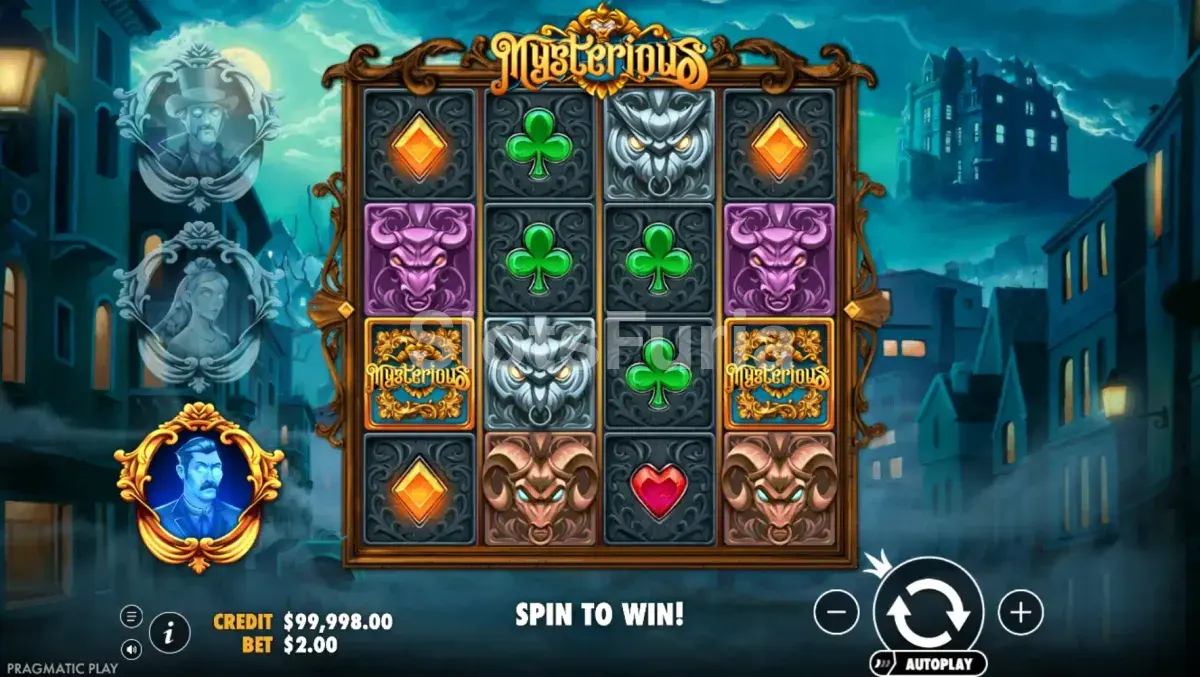 Juego base de Mysterious con la cuadrícula de 5x4