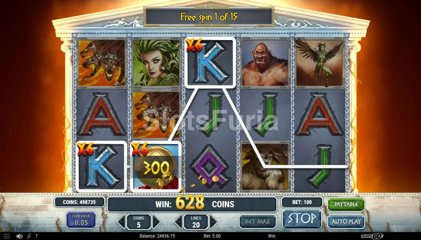 Ronda de tiradas gratuitas activada en Myth