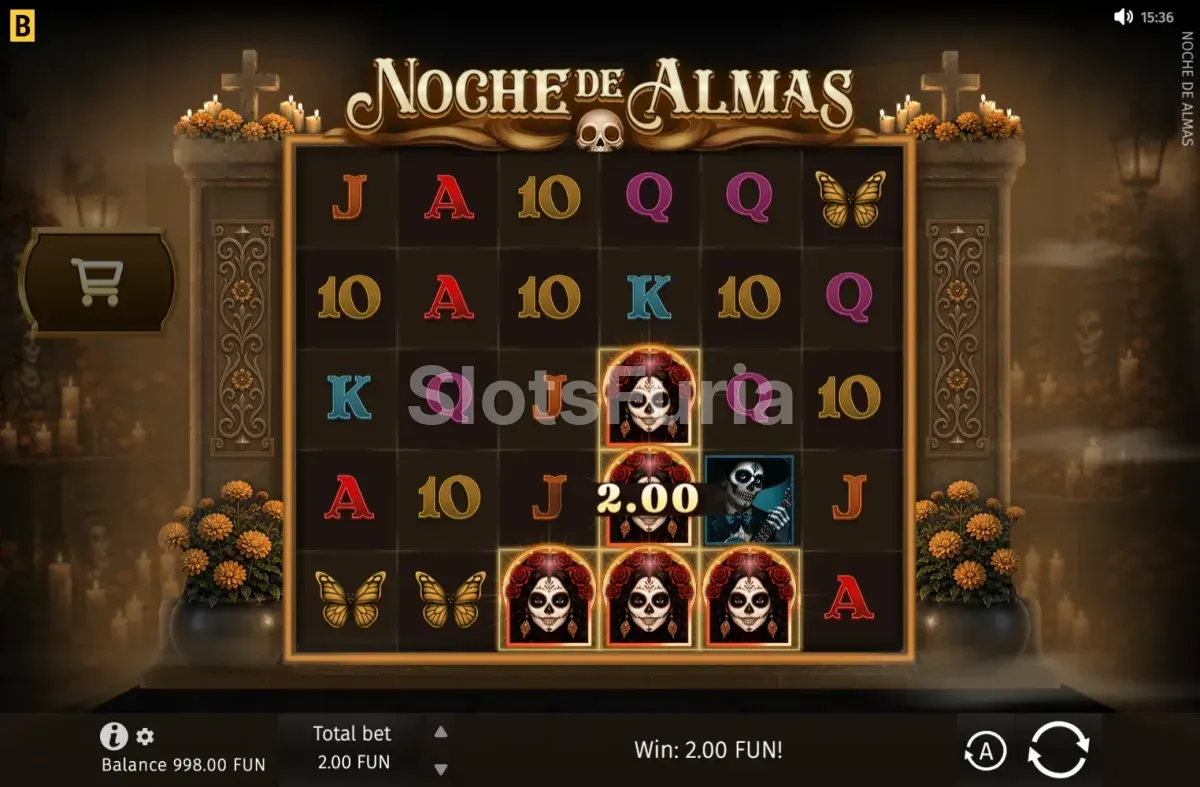 Juego base de Noche de Almas con la cuadrícula de 6x5