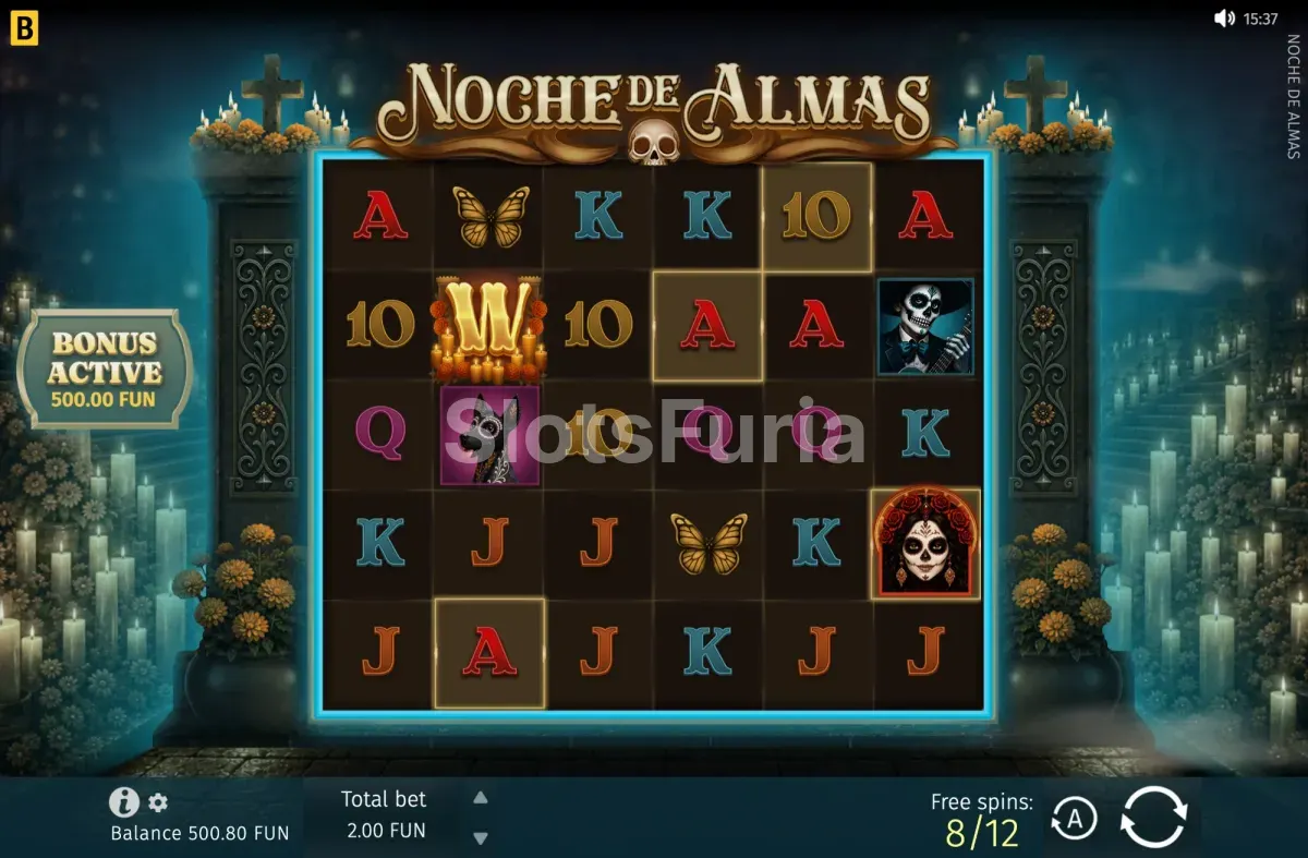 Ronda de giros gratis de Noche de Almas