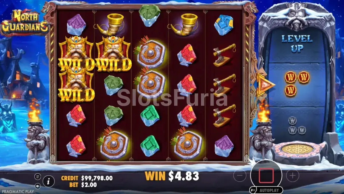 Ronda de giros gratis activa en North Guardians Pragmatic Play