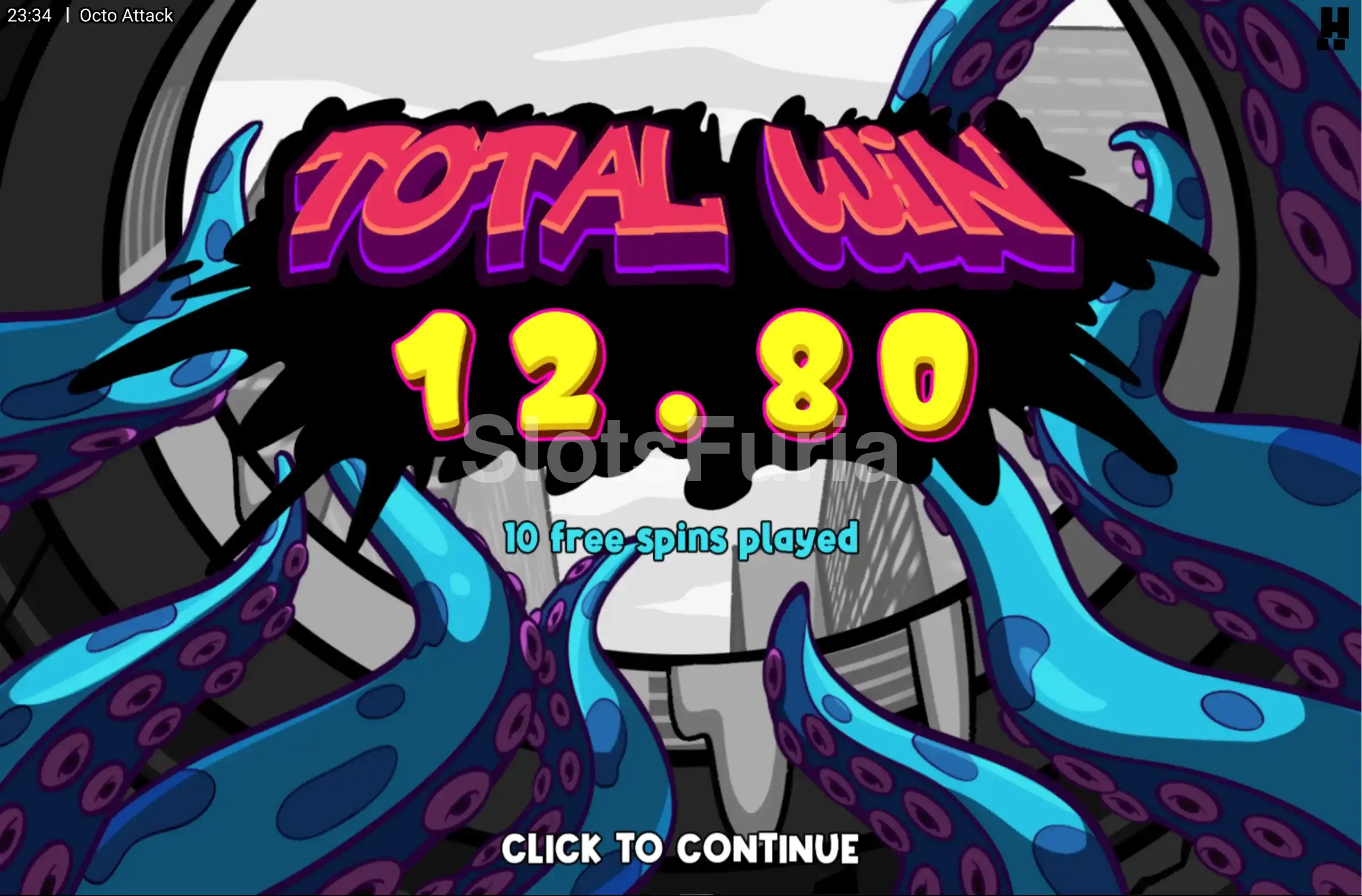 Gran victoria en Octo Attack con multiplicadores activos